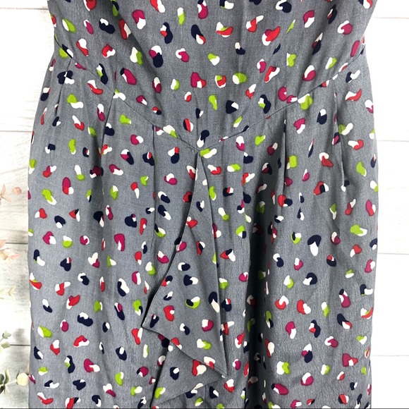 COOPERATIVE Gray Animal Print Strapless Dress - Picture 6 of 8